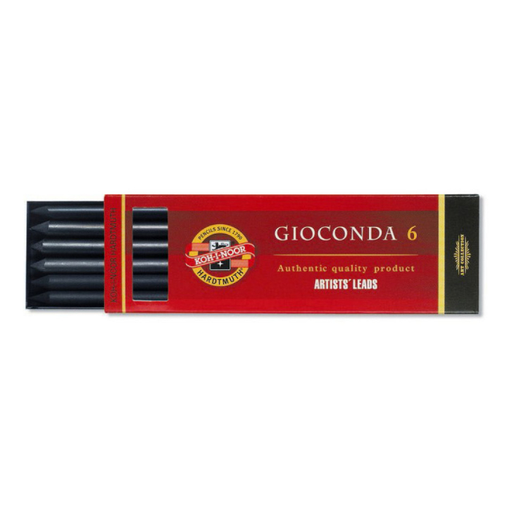 Gioconda Lead Set II 5.6 mm in the group Art Supplies / Crayons & Graphite / Drawing Charcoal at Pen Store (111869)