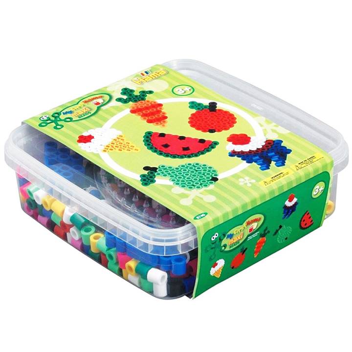 Maxi Box 600 pcs Fruits in the group Kids / Fun and learning / Tube beads and pegboards / DIY kit tube beads at Pen Store (126027)