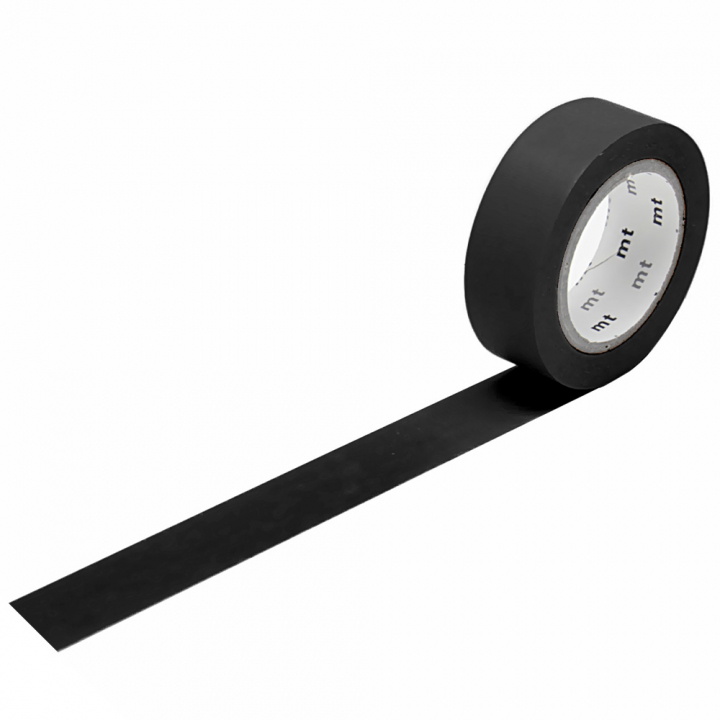 Washi-tape Matte Black in the group Hobby & Creativity / Hobby Accessories / Washi Tape at Pen Store (126370)