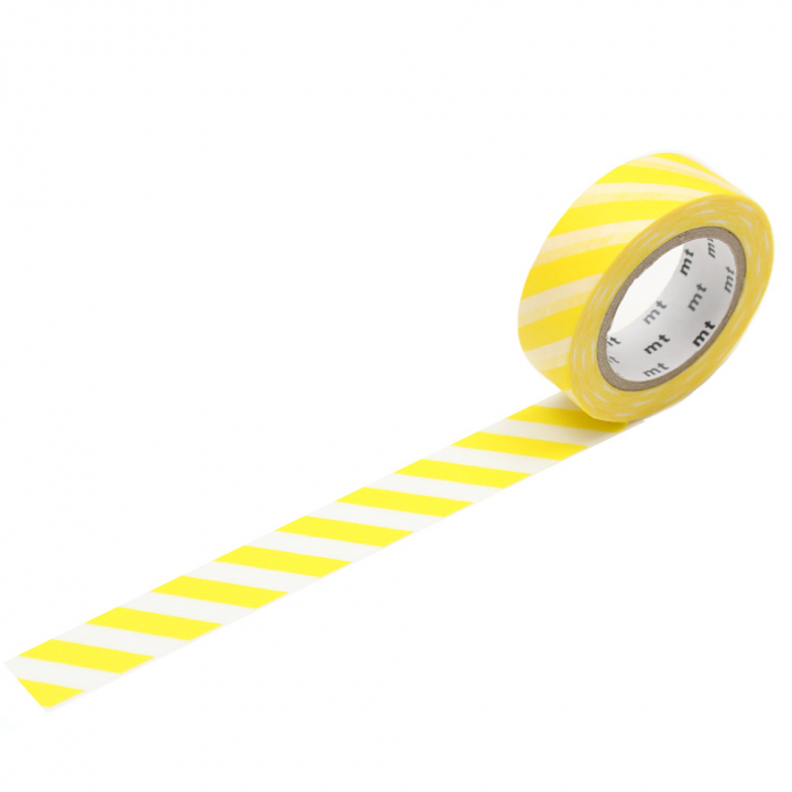 Washi-tape Stripe Lemon in the group Hobby & Creativity / Holidays and seasons / Easter crafts at Pen Store (126481)