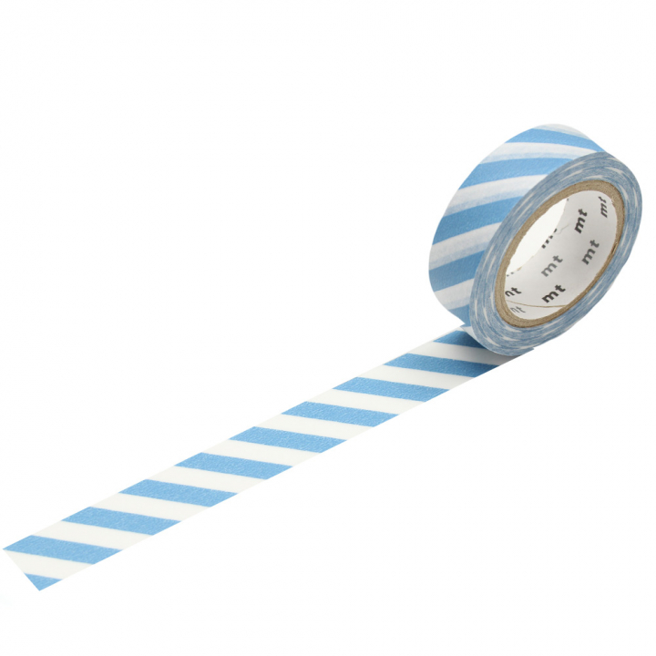 Washi-tape Stripe Sky in the group Hobby & Creativity / Hobby Accessories / Washi Tape at Pen Store (126482)