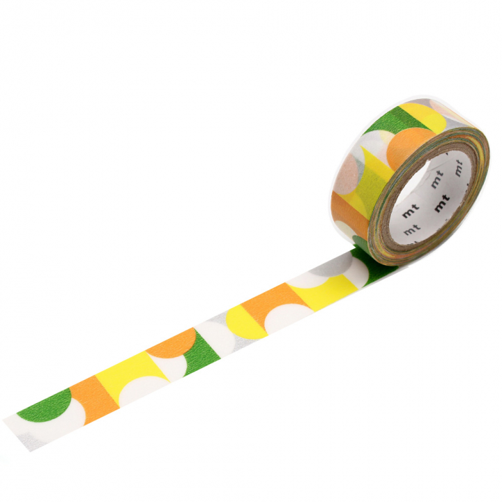 Washi-tape Yellow x Green in the group Hobby & Creativity / Hobby Accessories / Washi Tape at Pen Store (126486)