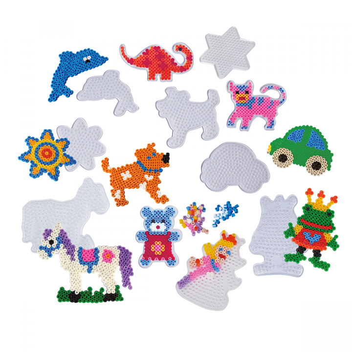 Pegboard Figure mix 18 pcs in the group Kids / Fun and learning / Beads and pegboards at Pen Store (126878)