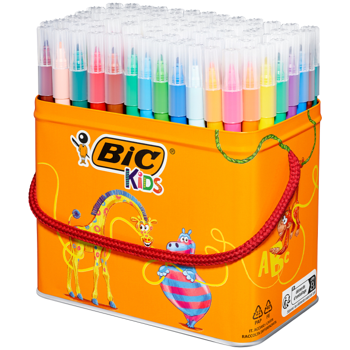 Kids Visa Drum Felt-tip pens Set of 84 in the group Kids / Kids' Pens / Felt Tip Pens for Kids at Pen Store (126956)