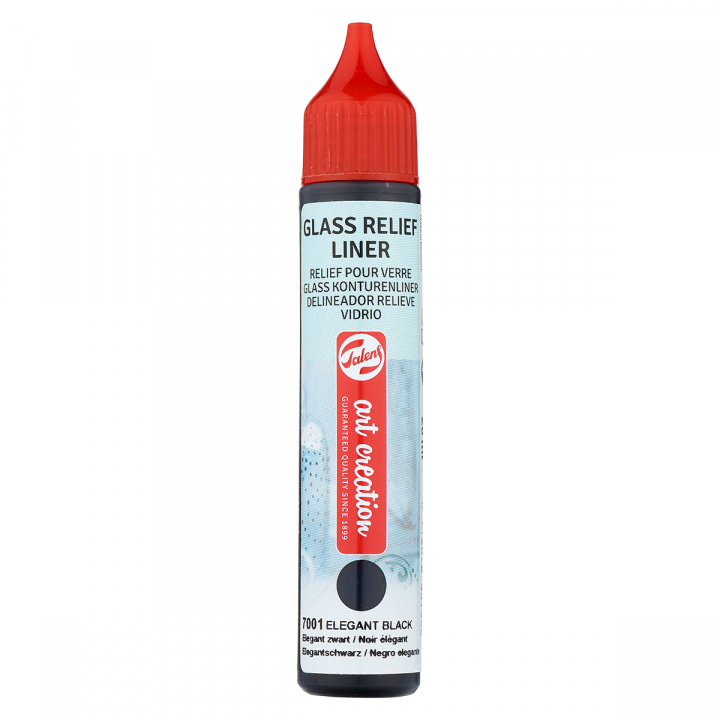 Glass Liner 28 ml Black in the group Hobby & Creativity / Paint / Glass & Porcelain Paint at Pen Store (127630)