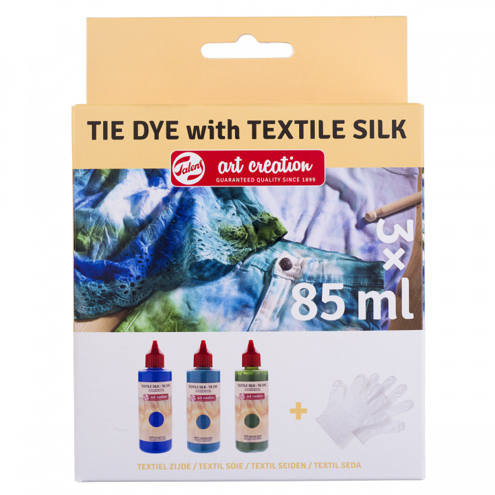 Tie Dye Set 3 x 85 ml Blue in the group Hobby & Creativity / Paint / Fabric Markers and Dye at Pen Store (127714)