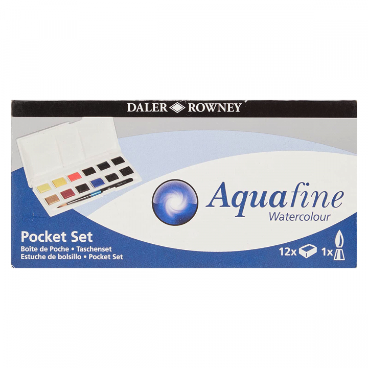 Aquafine Watercolour Pocket Set in the group Art Supplies / Colors / Watercolor Paint at Pen Store (127834)