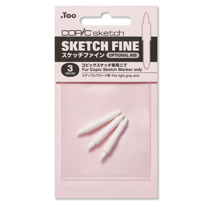 Sketch Tip Fine 3-pack in the group Pens / Pen Accessories / Spare parts & more at Pen Store (128148)