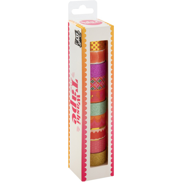 Washi tape 10-pack Foil & Glitter #1 in the group Hobby & Creativity / Hobby Accessories / Washi Tape at Pen Store (128584)