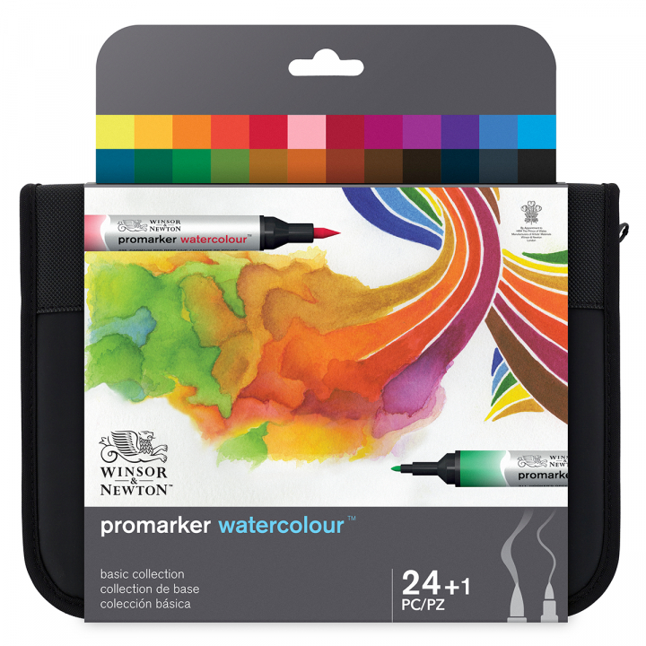 Watercolour Wallet 24-set