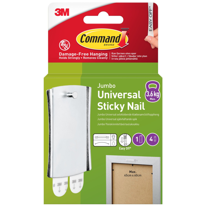 Command Hanging Hook Jumbo in the group Hobby & Creativity / Organize / Frames / Picture hanging at Pen Store (128613)