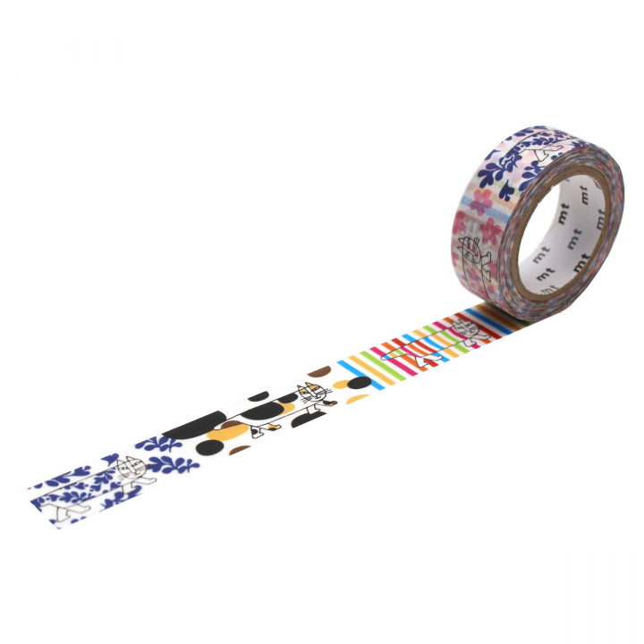 Washi-tape Lisa Larson Mikey Pattern x MT in the group Hobby & Creativity / Hobby Accessories / Washi Tape at Pen Store (128843)