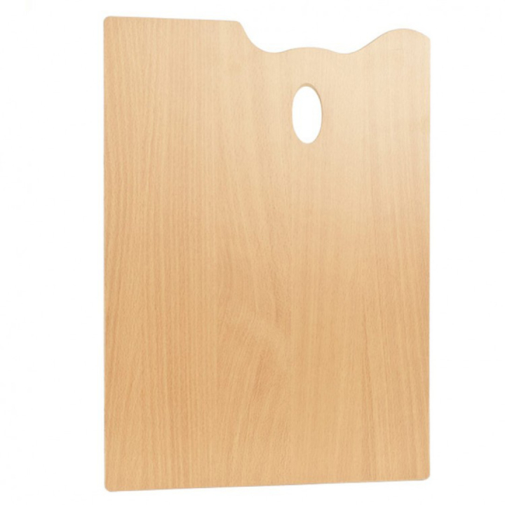 Wooden rectangular palette 35 x 45 cm in the group Art Supplies / Studio / Palettes at Pen Store (129183)