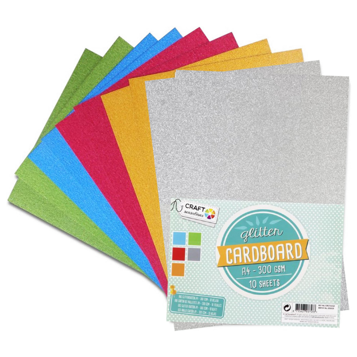 Glitter Carton A4 300gsm 10-pack in the group Paper & Pads / Artist Pads & Paper / Colored Papers at Pen Store (129395)