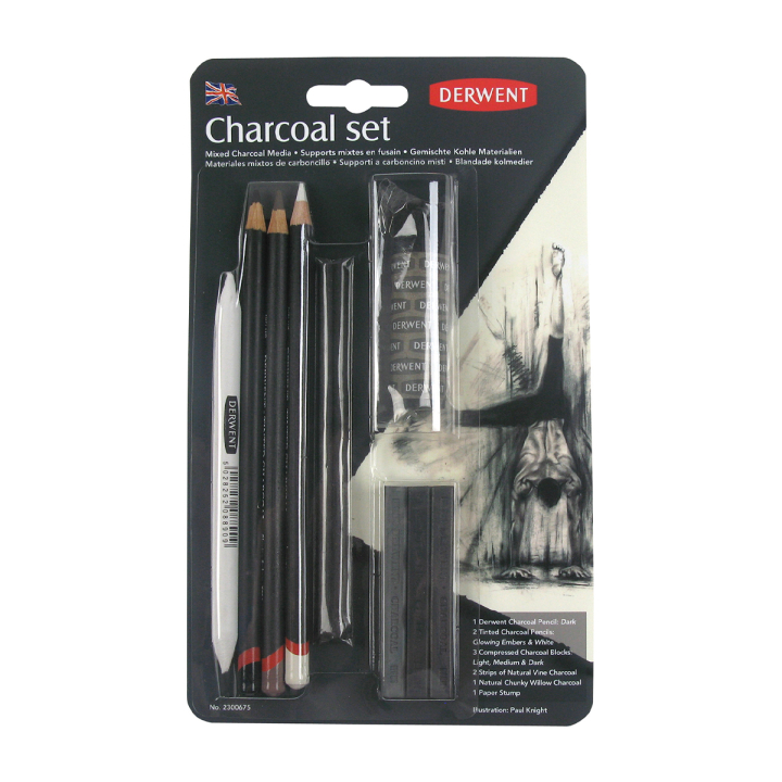 Charcoal Set in the group Art Supplies / Crayons & Graphite / Drawing Charcoal at Pen Store (129576)