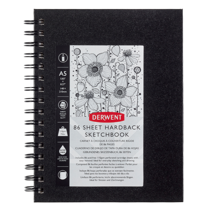 Wire Sketching book A5 in the group Paper & Pads / Artist Pads & Paper / Sketchbooks at Pen Store (129577)