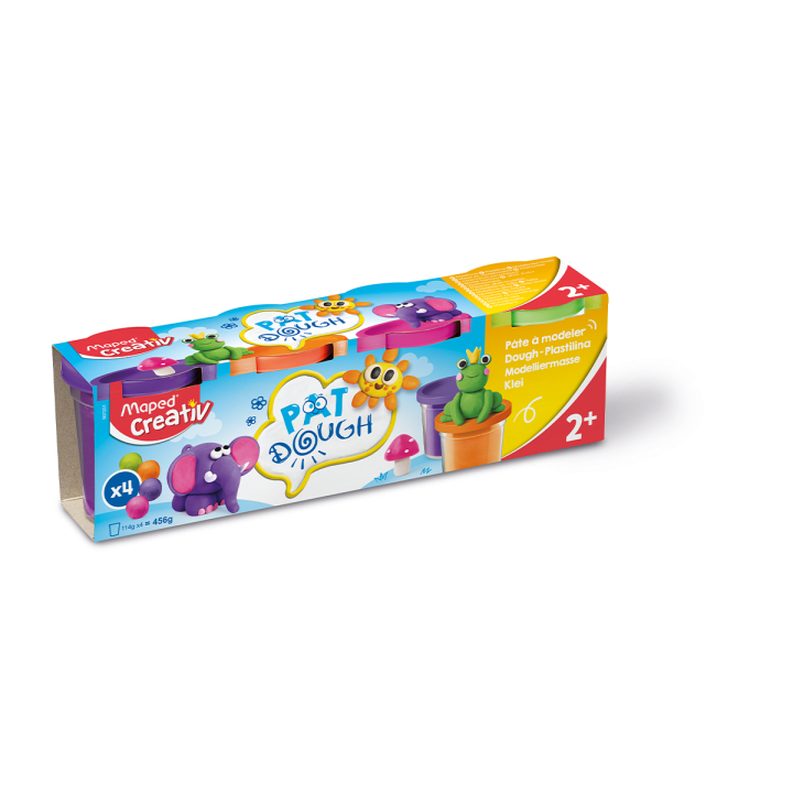 Modelling Clay Set of 4 - B in the group Kids / Kids' Paint & Crafts / Modelling Clay for Kids at Pen Store (129643)
