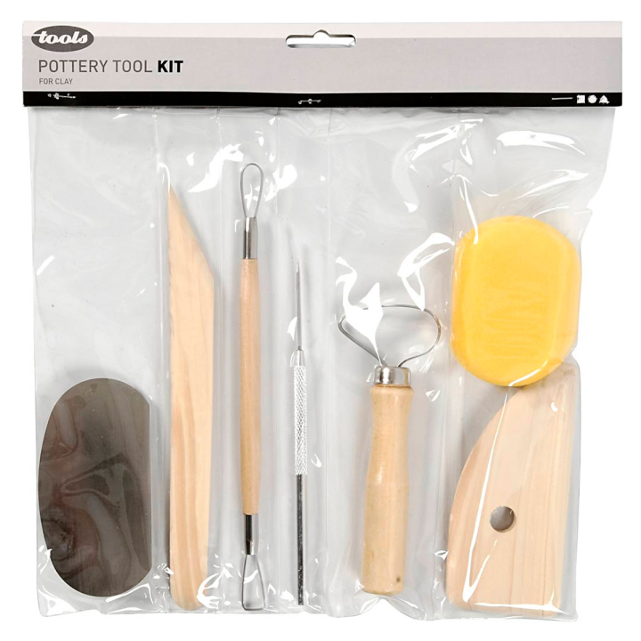Pottery Tool Kit in the group Hobby & Creativity / Create / Modelling Clay at Pen Store (130028)