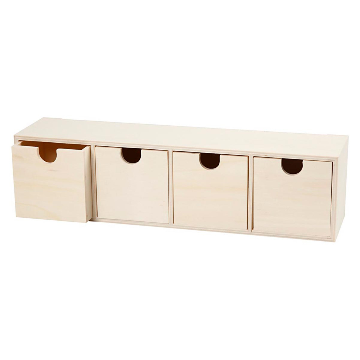 DIY Mini Storage 4 Drawers in the group Hobby & Creativity / Organize / Storage  at Pen Store (130058)