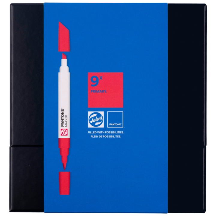 Marker Set of 9 Primary in the group Pens / Artist Pens / Illustration Markers at Pen Store (130482)