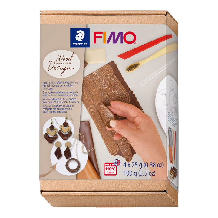 FIMO Soft kit Wood Effect in the group Hobby & Creativity / Create / Modelling Clay at Pen Store (130655)