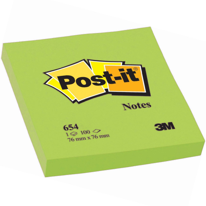 Post-it 76x76 Neon green in the group Paper & Pads / Note & Memo / Post-it and notepads at Pen Store (130678)