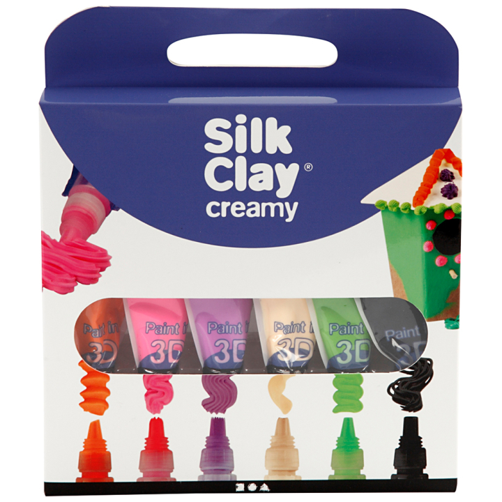 Silk Clay Creamy 6x35ml Set 2 in the group Hobby & Creativity / Create / Modelling Clay at Pen Store (130761)