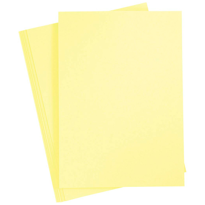 Coloured paper Light Yellow A4 180g 20 sheets in the group Kids / Fun and learning / Paper & Drawing Pad for Kids at Pen Store (130799)