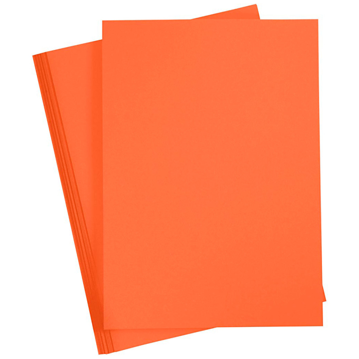 Coloured paper Orange A4 180g 20 sheets in the group Kids / Fun and learning / Paper & Drawing Pad for Kids at Pen Store (130801)