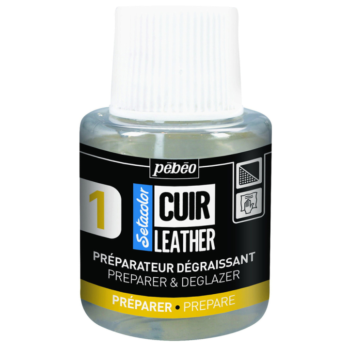 Setacolor Cuir Leather Preparer Deglazer 110ml in the group Hobby & Creativity / Paint / Leather Paint at Pen Store (130862)