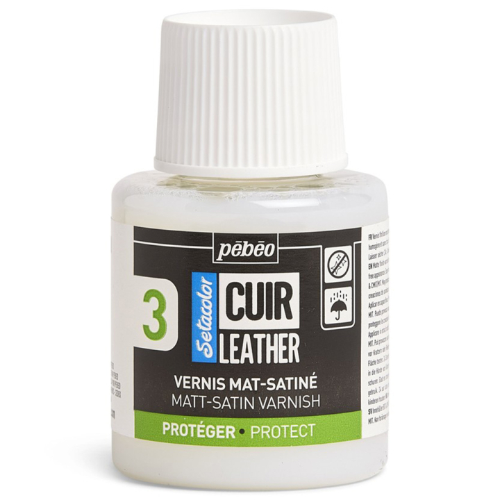 Setacolor Cuir Leather Matt/Satin Varnish 110ml in the group Hobby & Creativity / Paint / Leather Paint at Pen Store (130866)