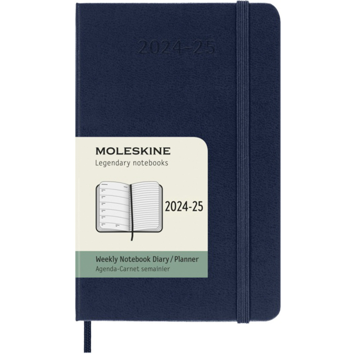 Planner 18M WeekNote Hard Cover Pocket Sapphire Blue in the group Paper & Pads / Planners / 18-Month Planners at Pen Store (130889)