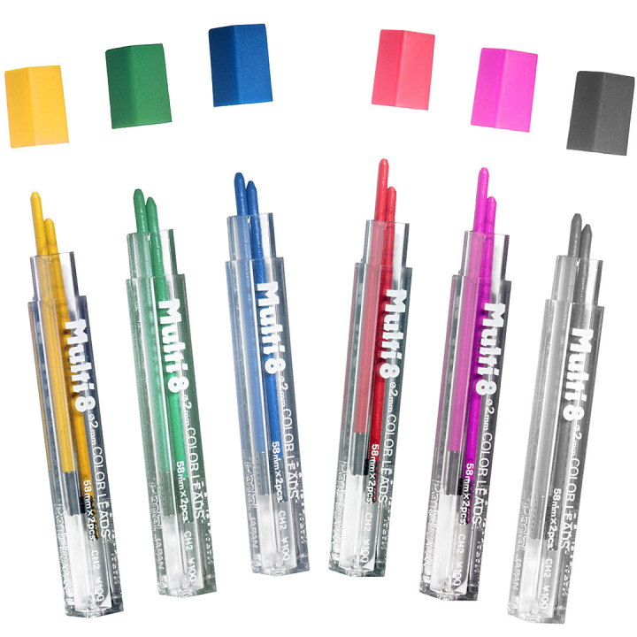 Multi 8 2mm-leads Pack of 2 in the group Pens / Pen Accessories / Pencil Leads at Pen Store (130905_r)