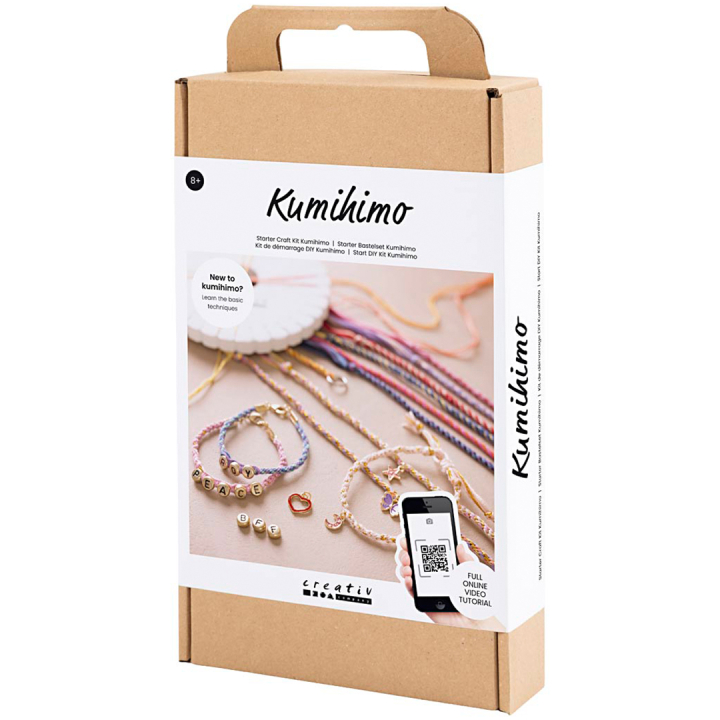 Kumihimo DIY-kit Friendship bracelets in the group Hobby & Creativity / Create / Home-made jewellery at Pen Store (131106)