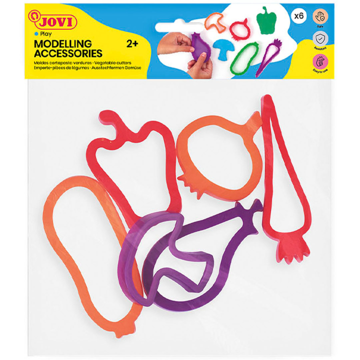 Clay molds Vegetables Pack of 6 in the group Kids / Kids' Paint & Crafts / Modelling Clay for Kids at Pen Store (131128)