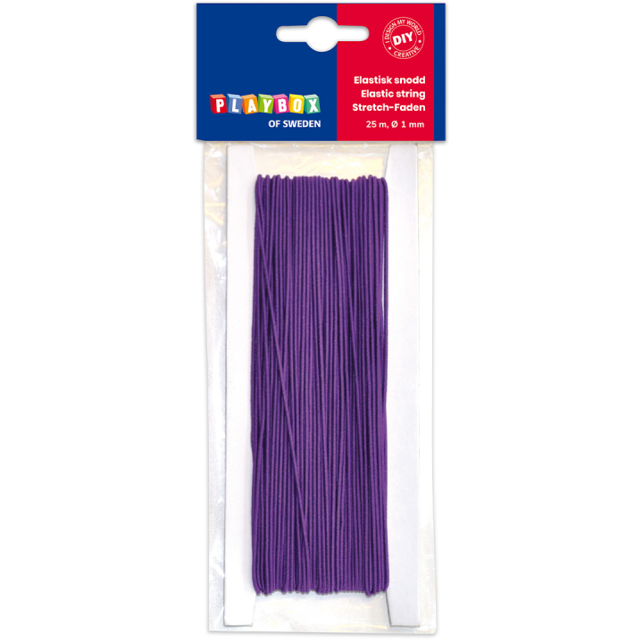 Elastic Cord 25 m in the group Kids / Fun and learning / Jewelry making for children at Pen Store (131276_r)