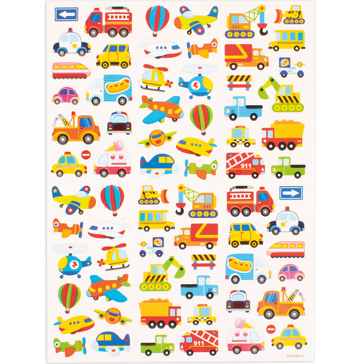 Stickers Vehicles in the group Kids / Fun and learning / Stickers at Pen Store (131323)