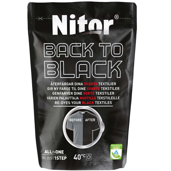 Back To Black 400 g in the group Hobby & Creativity / Paint / Fabric Markers and Dye at Pen Store (131496)