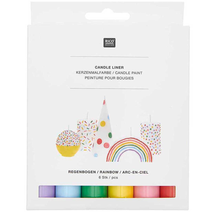 Candle Liner Candle paint 30ml x 6 in the group Hobby & Creativity / Paint / Hobby Paint at Pen Store (131517)