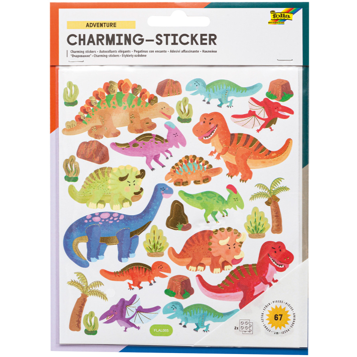 Sticker Dino/Space 2 Sheets in the group Kids / Fun and learning / Stickers at Pen Store (131547)