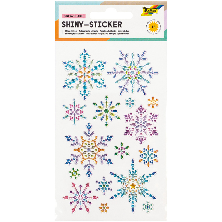 Diamond Sticker Snowflake 1 Sheets in the group Kids / Fun and learning / Stickers at Pen Store (131552)