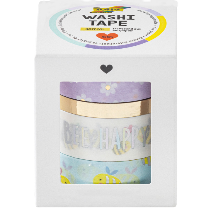 Washi-Tape Bees 4-pack  in the group Hobby & Creativity / Hobby Accessories / Washi Tape at Pen Store (131591)