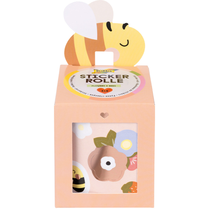 Sticker on roll Flowers & Bees in the group Kids / Fun and learning / Stickers at Pen Store (131596)