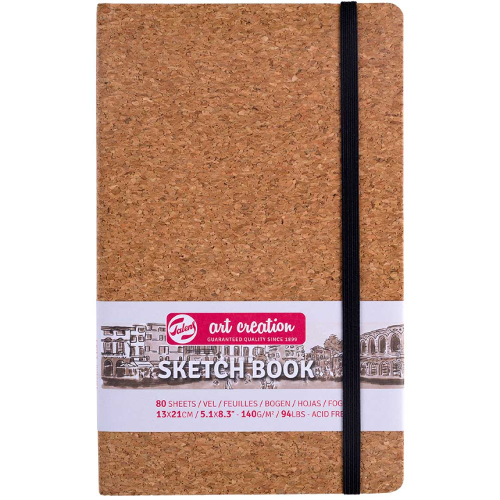 Sketchbook Cork 13x21 cm in the group Paper & Pads / Artist Pads & Paper / Sketchbooks at Pen Store (131858)