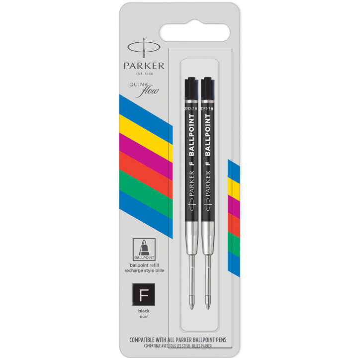 Ballpoint refill QuinkFlow Economy 2-pack in the group Pens / Pen Accessories / Cartridges & Refills at Pen Store (131996_r)