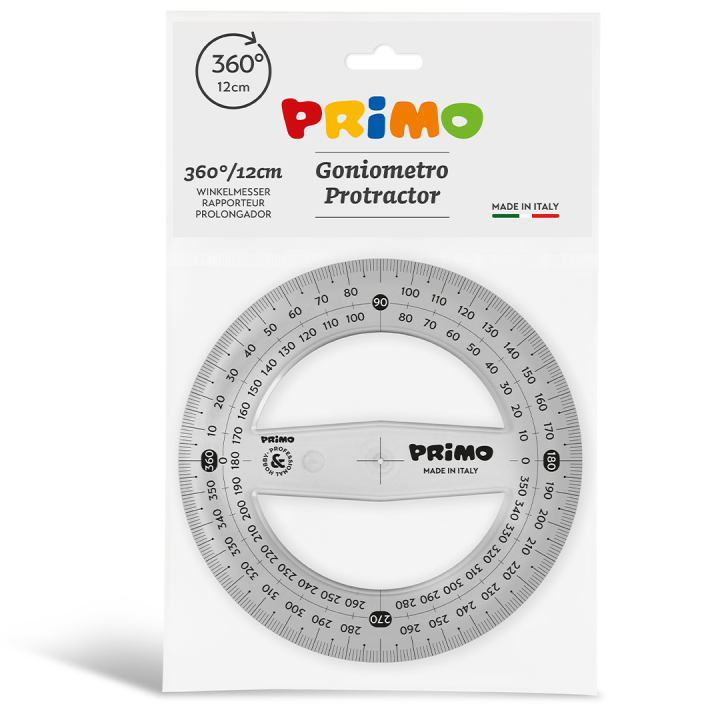 Protractor 360º Anti-reflective in the group Hobby & Creativity / Hobby Accessories / Rulers at Pen Store (132127)