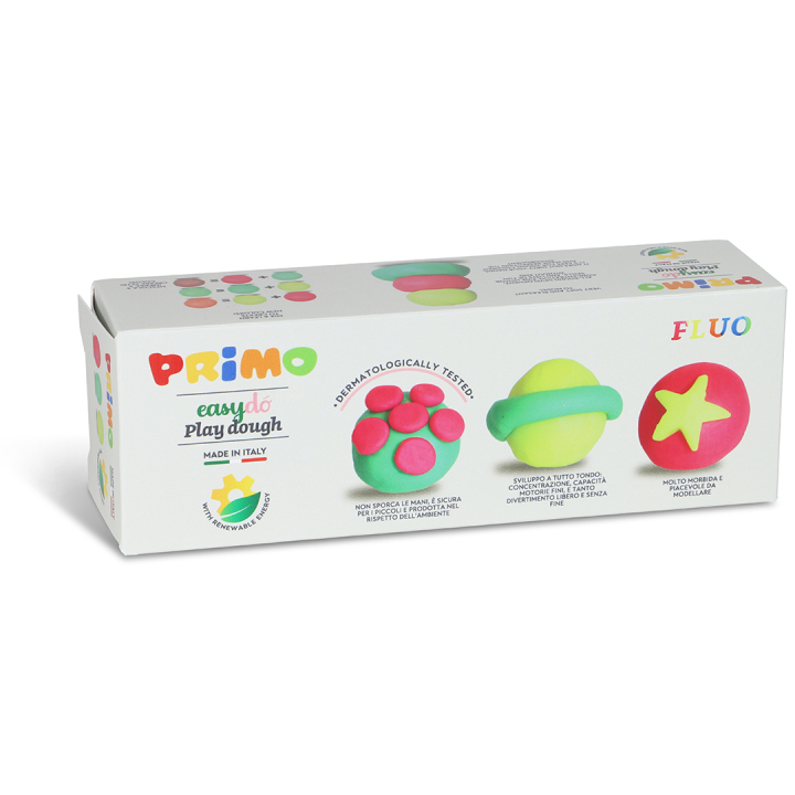 Play-dough Fluo 3x100g in the group Kids / Kids' Paint & Crafts / Modelling Clay for Kids at Pen Store (132134)