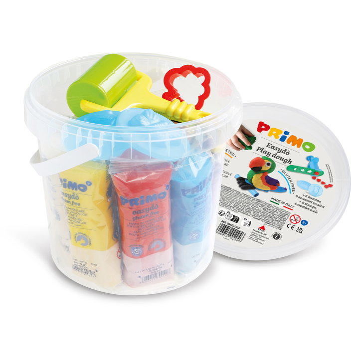 Soft Play-dough 10x100g + accessories in the group Kids / Kids' Paint & Crafts / Modelling Clay for Kids at Pen Store (132150)