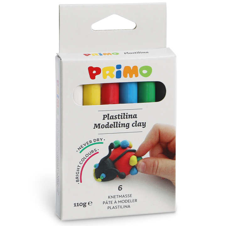 Plastelina Modelling clay 6-pack 18 g in the group Kids / Kids' Paint & Crafts / Modelling Clay for Kids at Pen Store (132155)