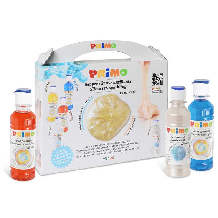 Slime-lab Kit Pearlescent 5x240ml in the group Kids / Fun and learning / Slime at Pen Store (132176)